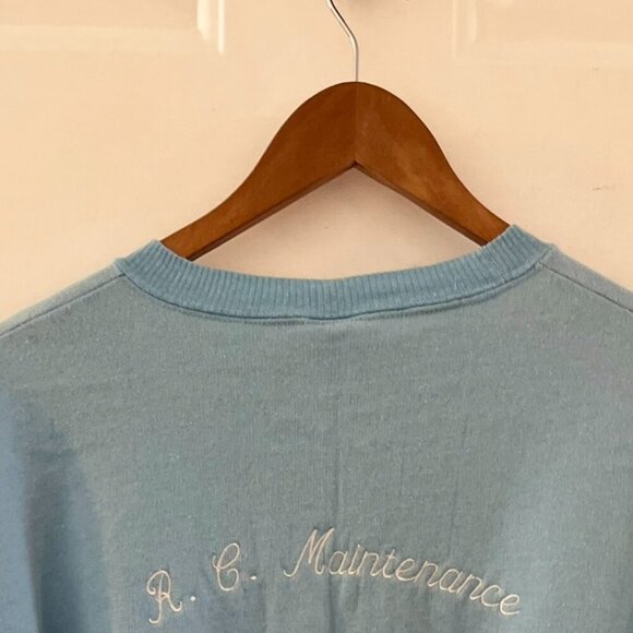 Vintage 1987 Y2K California Raisins Blue World Tour Over Sea's Sweatshirt Sz XL - Picture 7 of 13